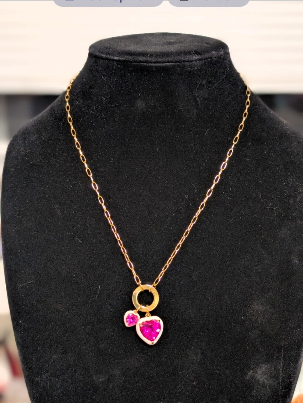 Kate Spade New York ♠️ Sweetheart Charm Pendant Necklace - Picture 2 of 6
